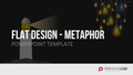 Flat Design - Metaphern (Animiert) PowerPoint-Vorlage