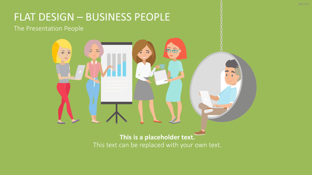 Flat Design – Presentation People Bundle PowerPoint-Vorlage