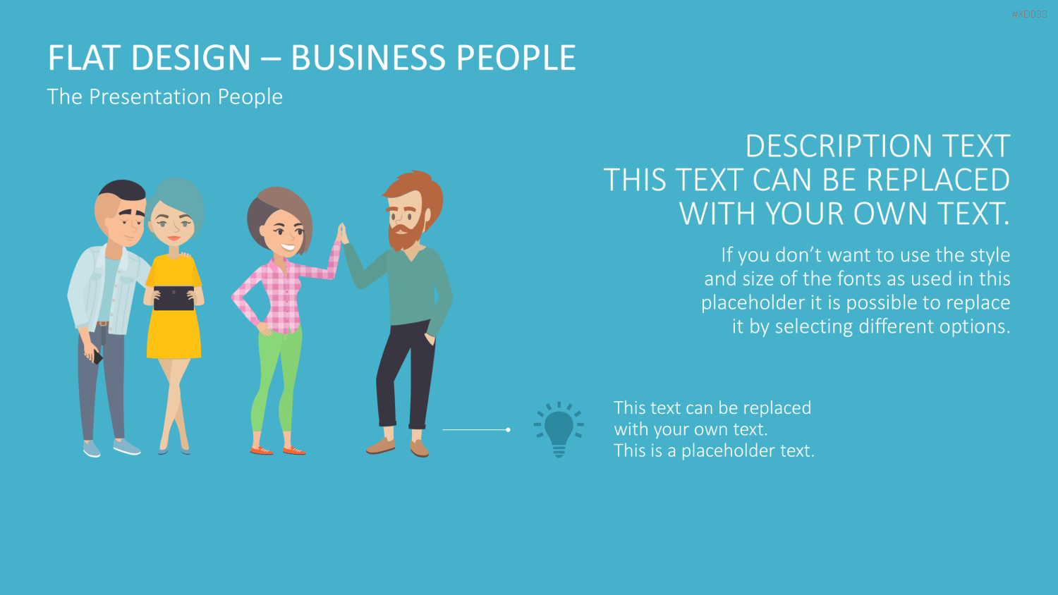 Flat Design – Presentation People Bundle PowerPoint-Vorlage
