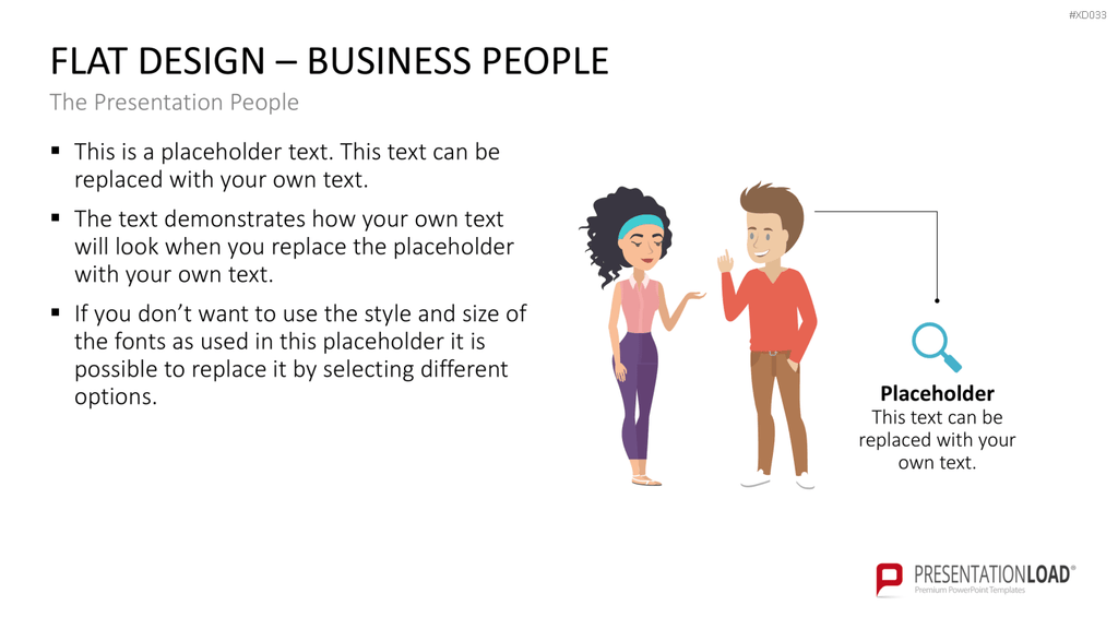 Flat Design – Presentation People Bundle PowerPoint-Vorlage