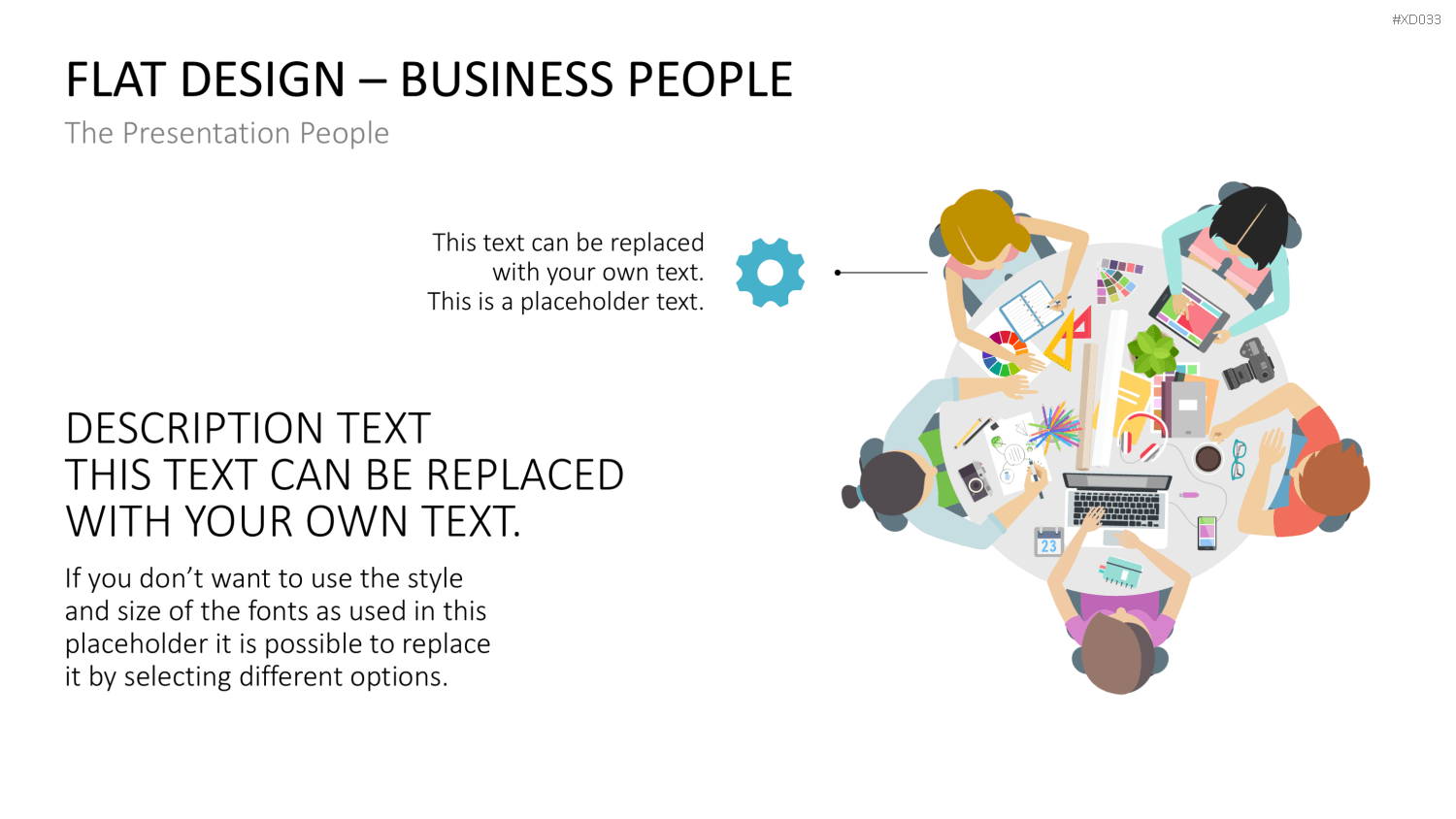 Flat Design – Presentation People Bundle PowerPoint-Vorlage