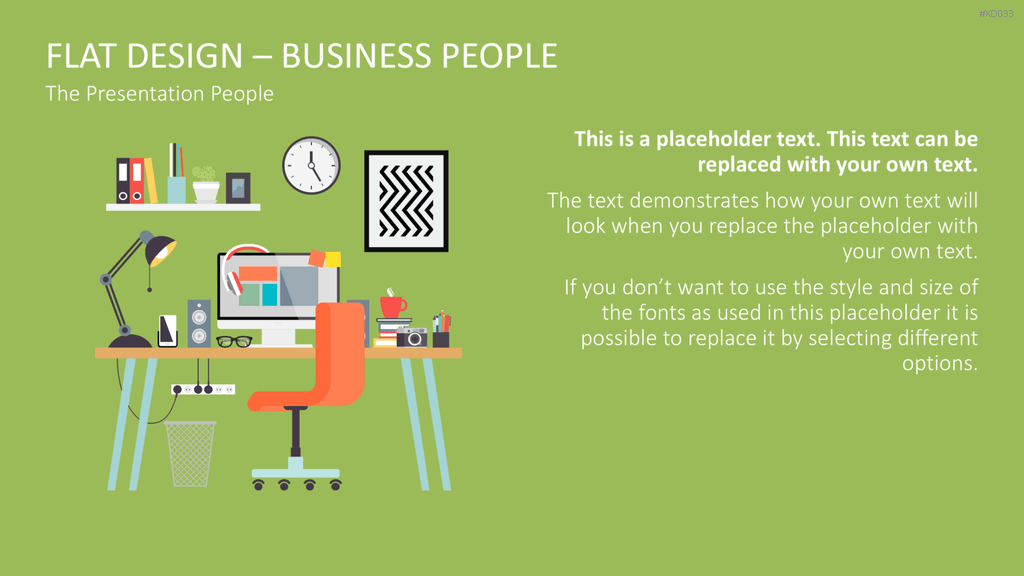 Flat Design – Presentation People Bundle PowerPoint-Vorlage