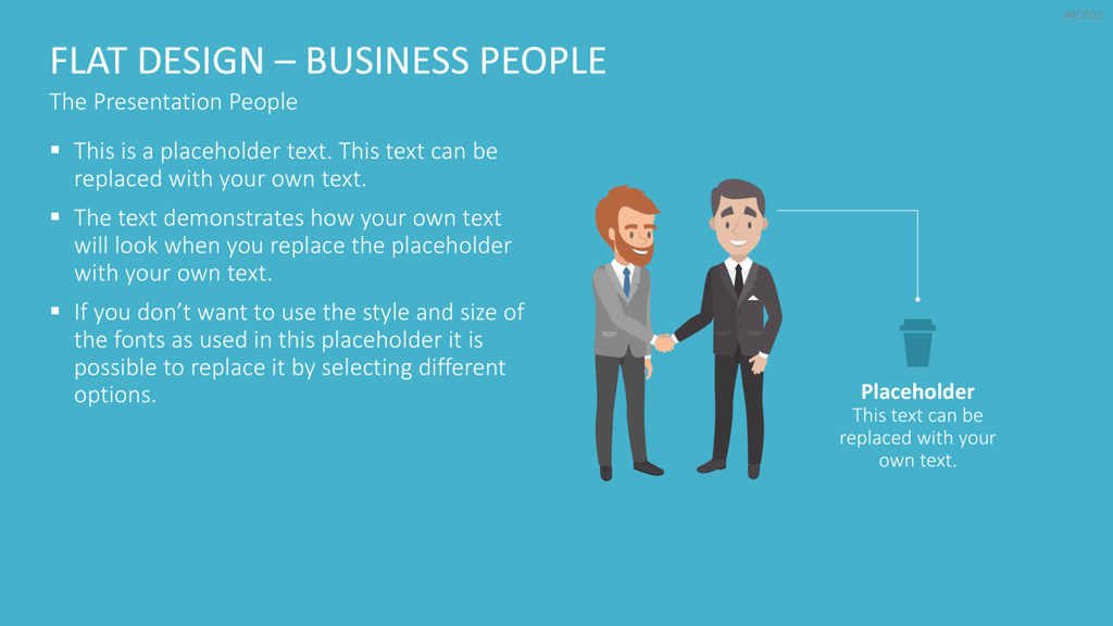 Flat Design – Presentation People Bundle PowerPoint-Vorlage