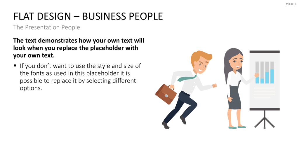 Flat Design – Presentation People Bundle PowerPoint-Vorlage