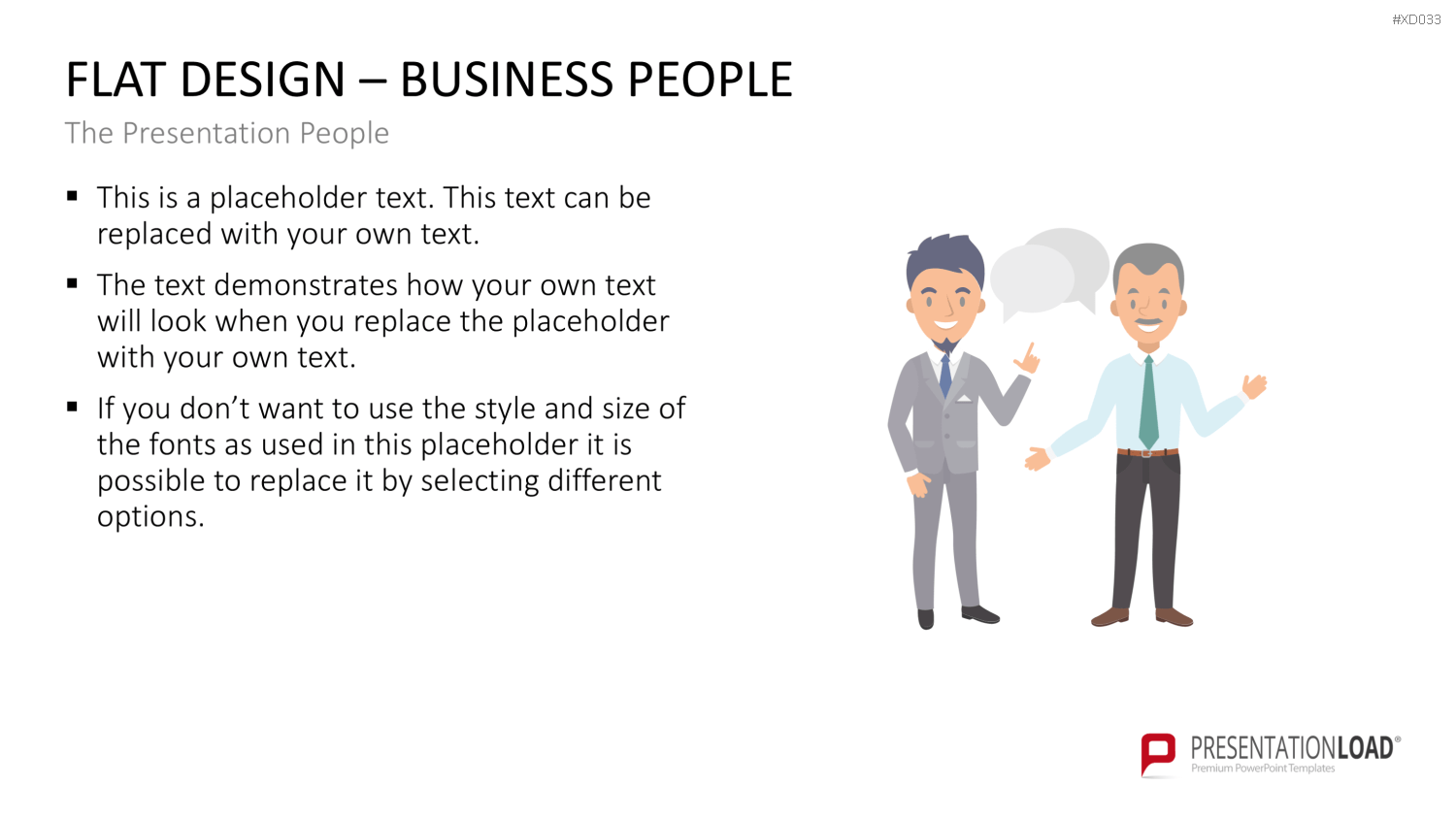 Flat Design – Presentation People Bundle PowerPoint-Vorlage