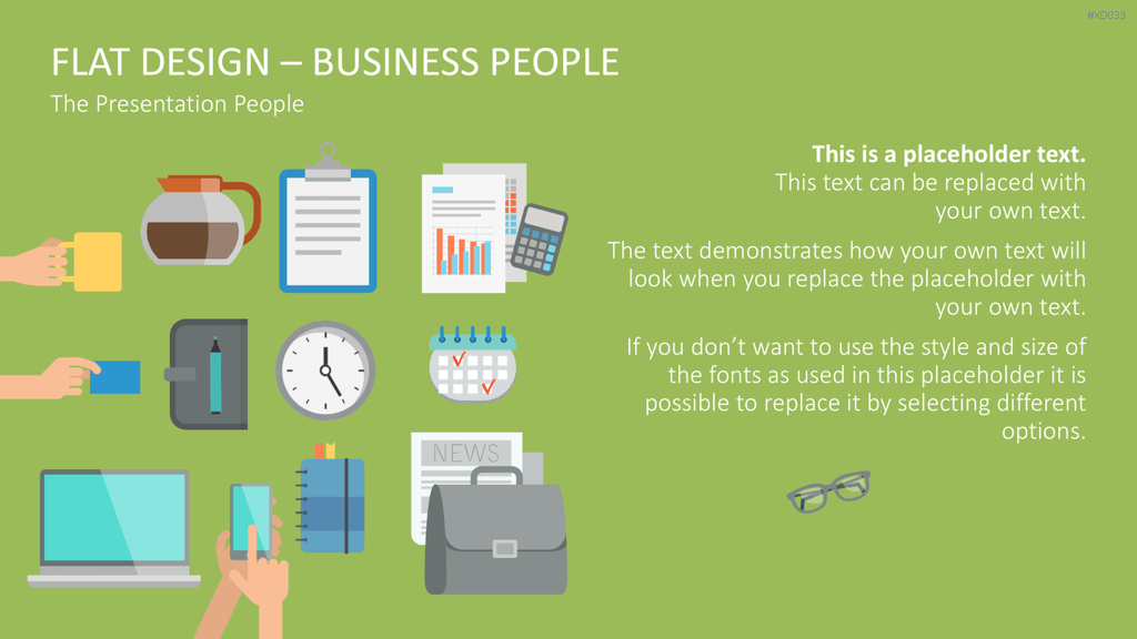 Flat Design – Presentation People Bundle PowerPoint-Vorlage