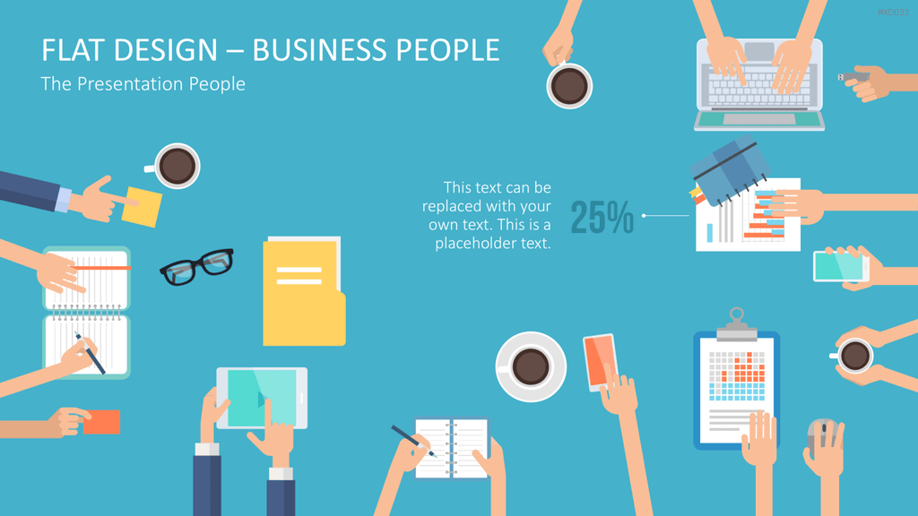 Flat Design – Presentation People Bundle PowerPoint-Vorlage