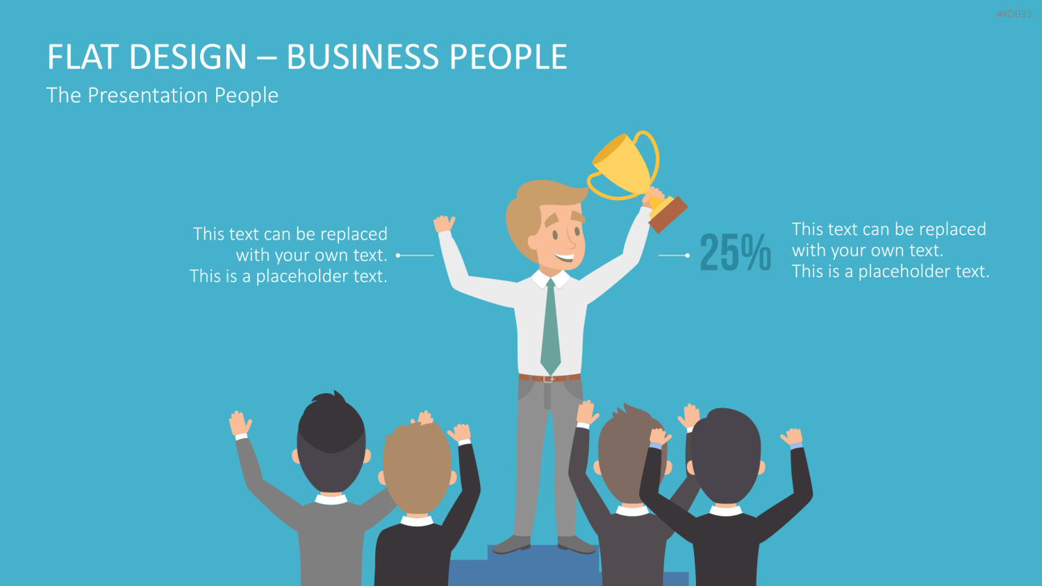 Flat Design – Presentation People Bundle PowerPoint-Vorlage