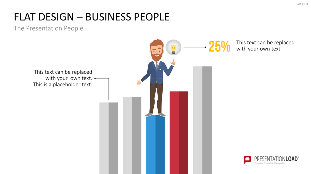Flat Design – Presentation People Bundle PowerPoint-Vorlage