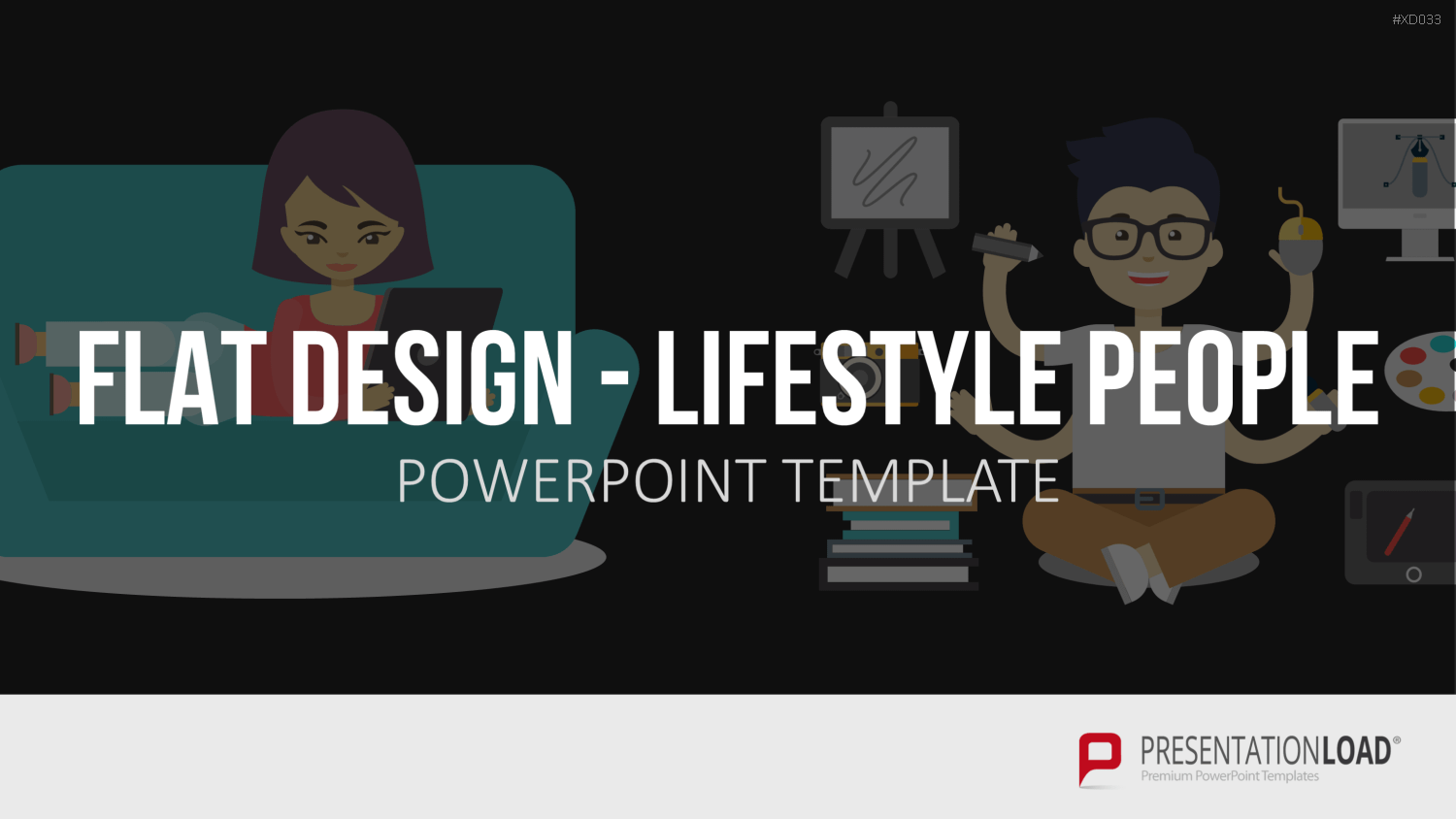 Flat Design – Presentation People Bundle PowerPoint-Vorlage
