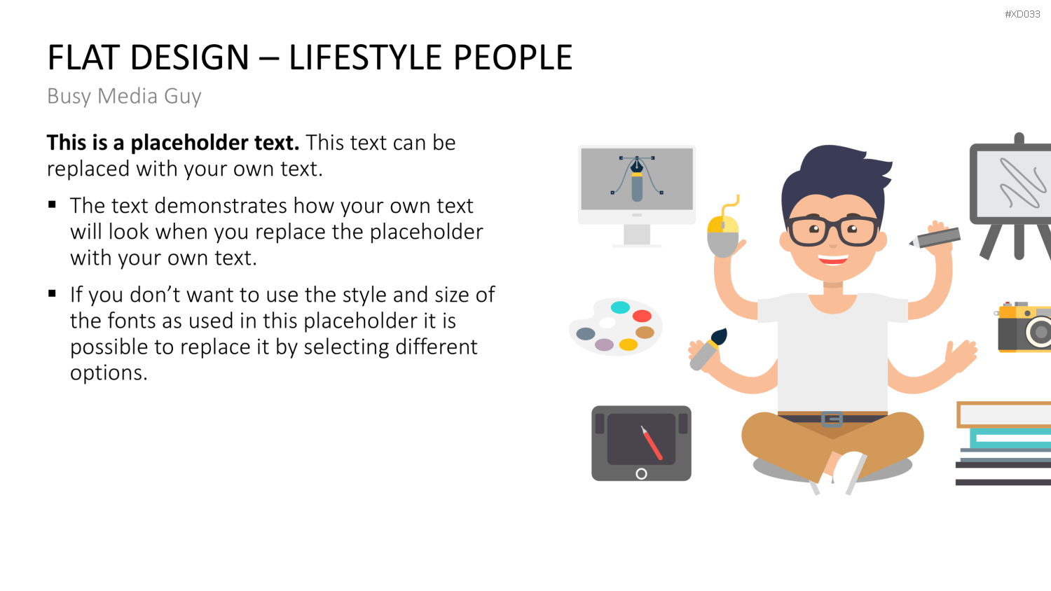 Flat Design – Presentation People Bundle PowerPoint-Vorlage