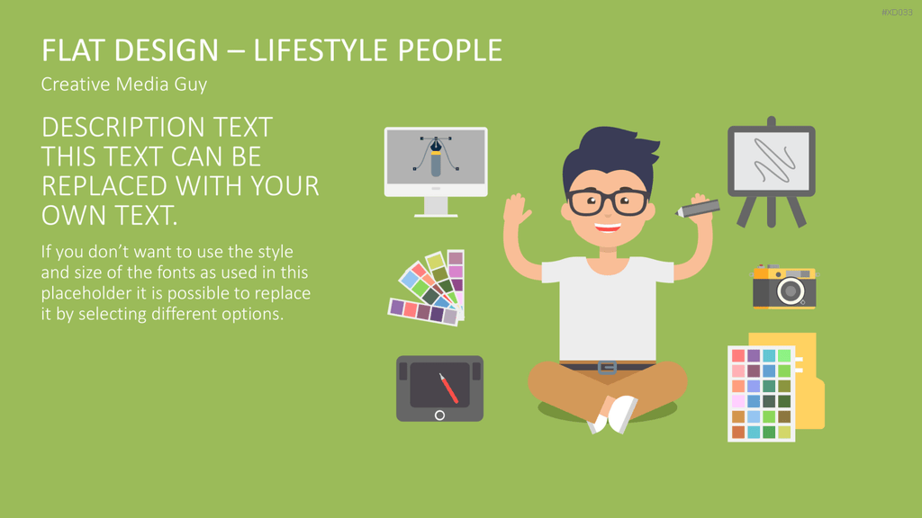 Flat Design – Presentation People Bundle PowerPoint-Vorlage