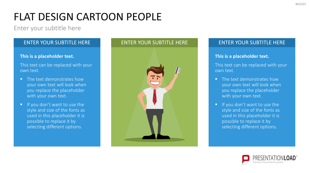 Flat Design – Presentation People Bundle PowerPoint-Vorlage
