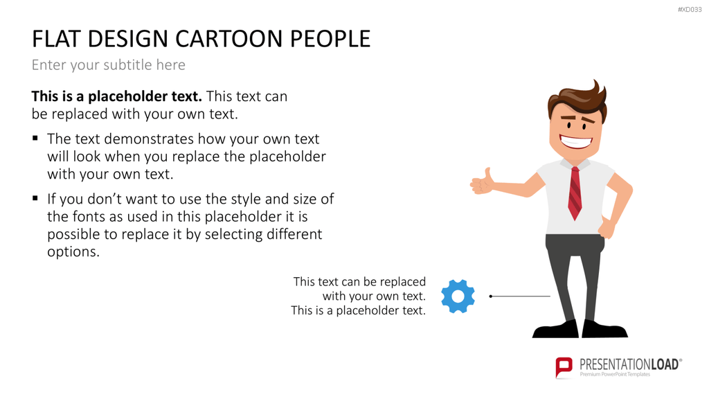 Flat Design – Presentation People Bundle PowerPoint-Vorlage