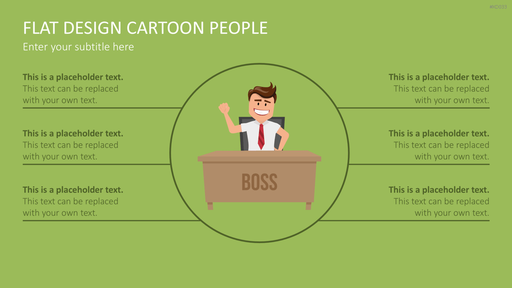 Flat Design – Presentation People Bundle PowerPoint-Vorlage