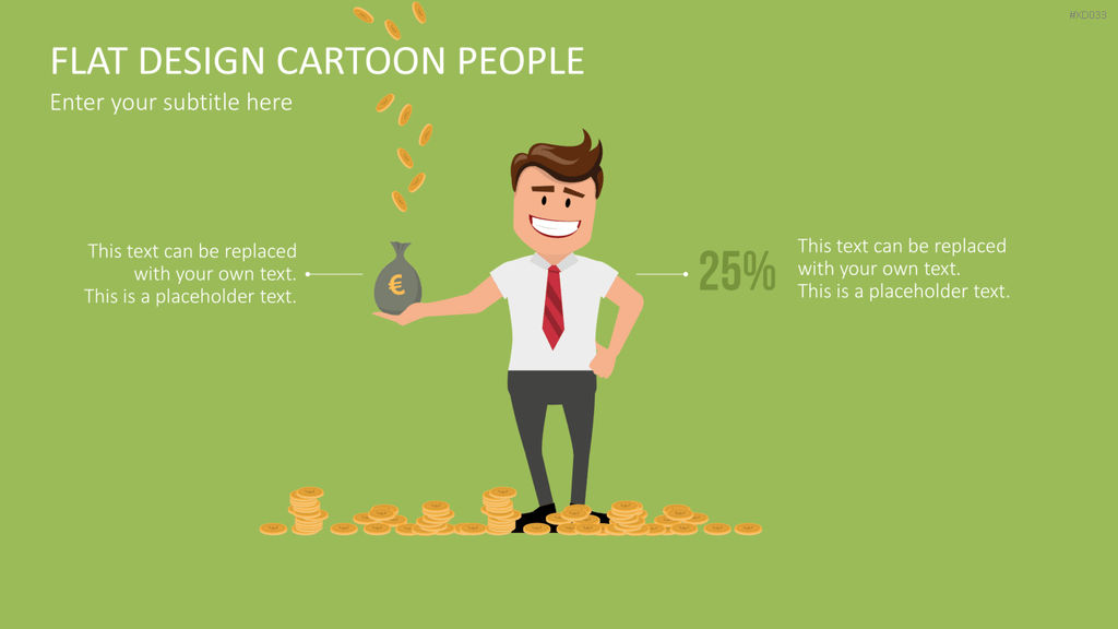 Flat Design – Presentation People Bundle PowerPoint-Vorlage