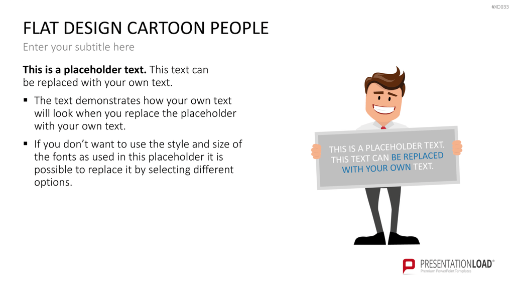 Flat Design – Presentation People Bundle PowerPoint-Vorlage