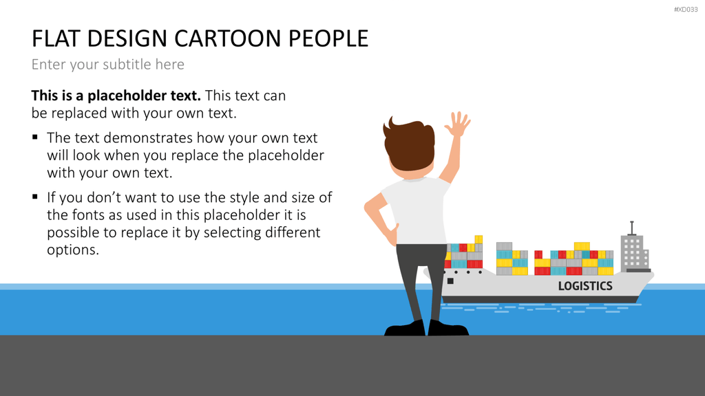Flat Design – Presentation People Bundle PowerPoint-Vorlage