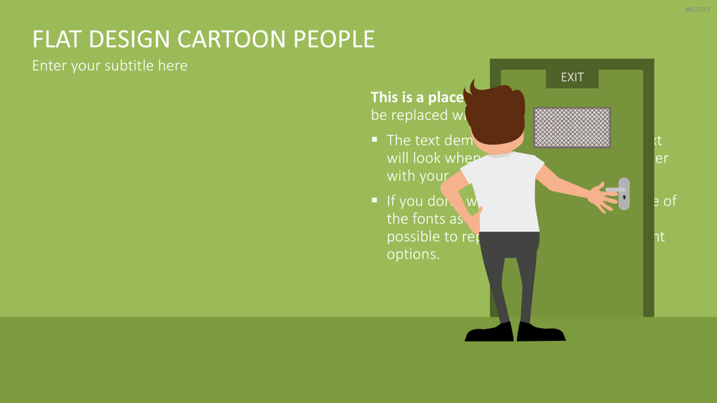 Flat Design – Presentation People Bundle PowerPoint-Vorlage