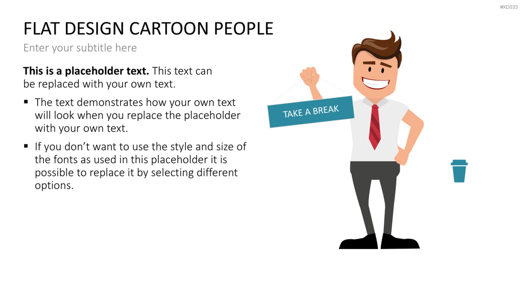 Flat Design – Presentation People Bundle PowerPoint-Vorlage