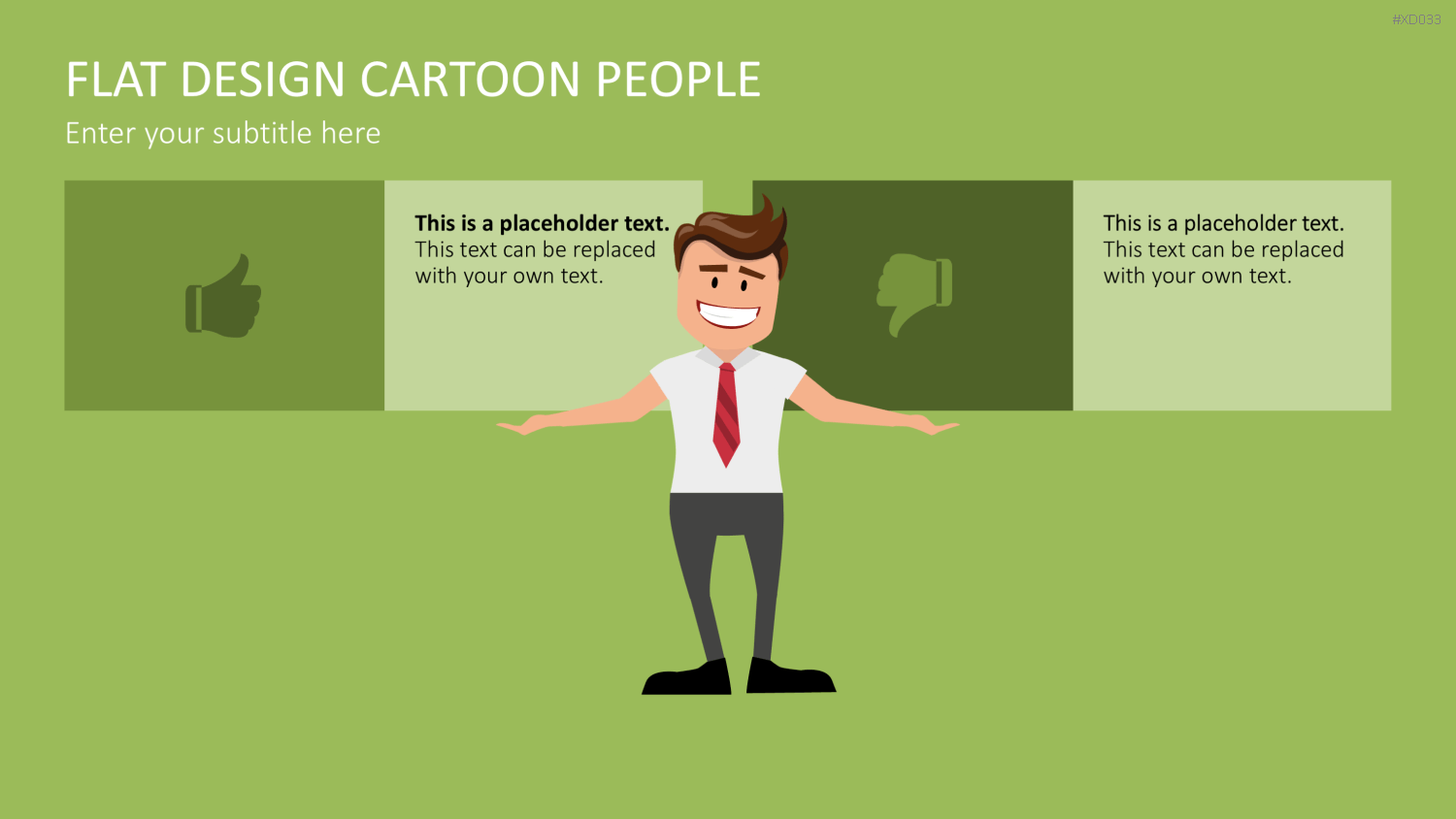 Flat Design – Presentation People Bundle PowerPoint-Vorlage