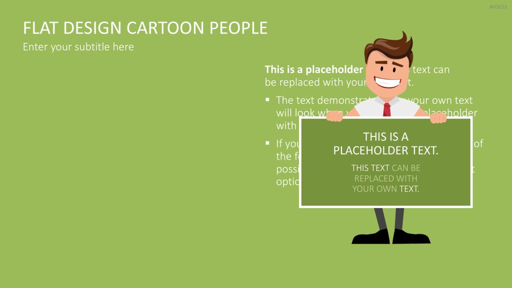 Flat Design – Presentation People Bundle PowerPoint-Vorlage