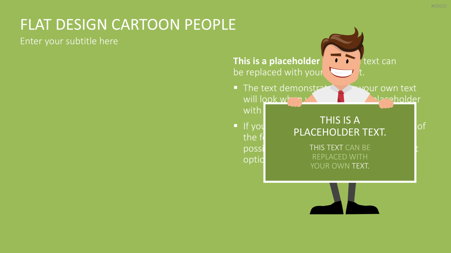 Flat Design – Presentation People Bundle PowerPoint-Vorlage