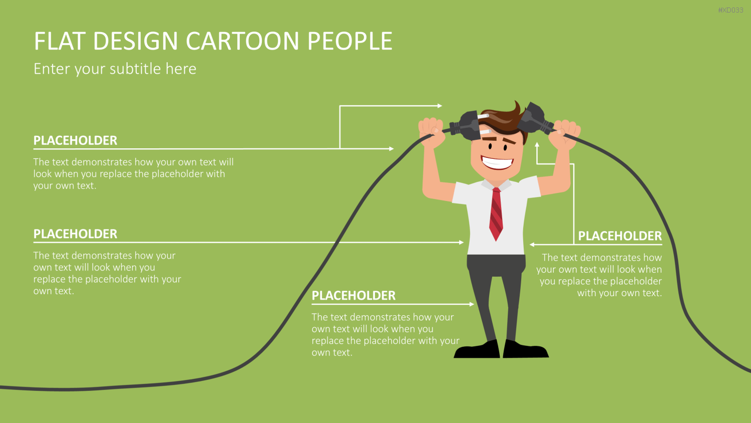 Flat Design – Presentation People Bundle PowerPoint-Vorlage
