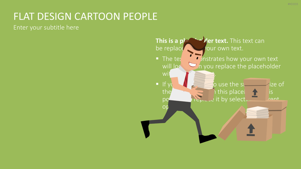 Flat Design – Presentation People Bundle PowerPoint-Vorlage