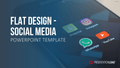 Flat Design – Social Media PowerPoint-Vorlage