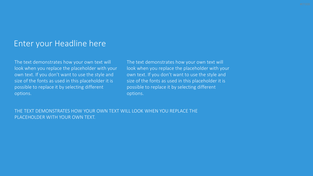 Flat Design - Kacheln PowerPoint-Vorlage
