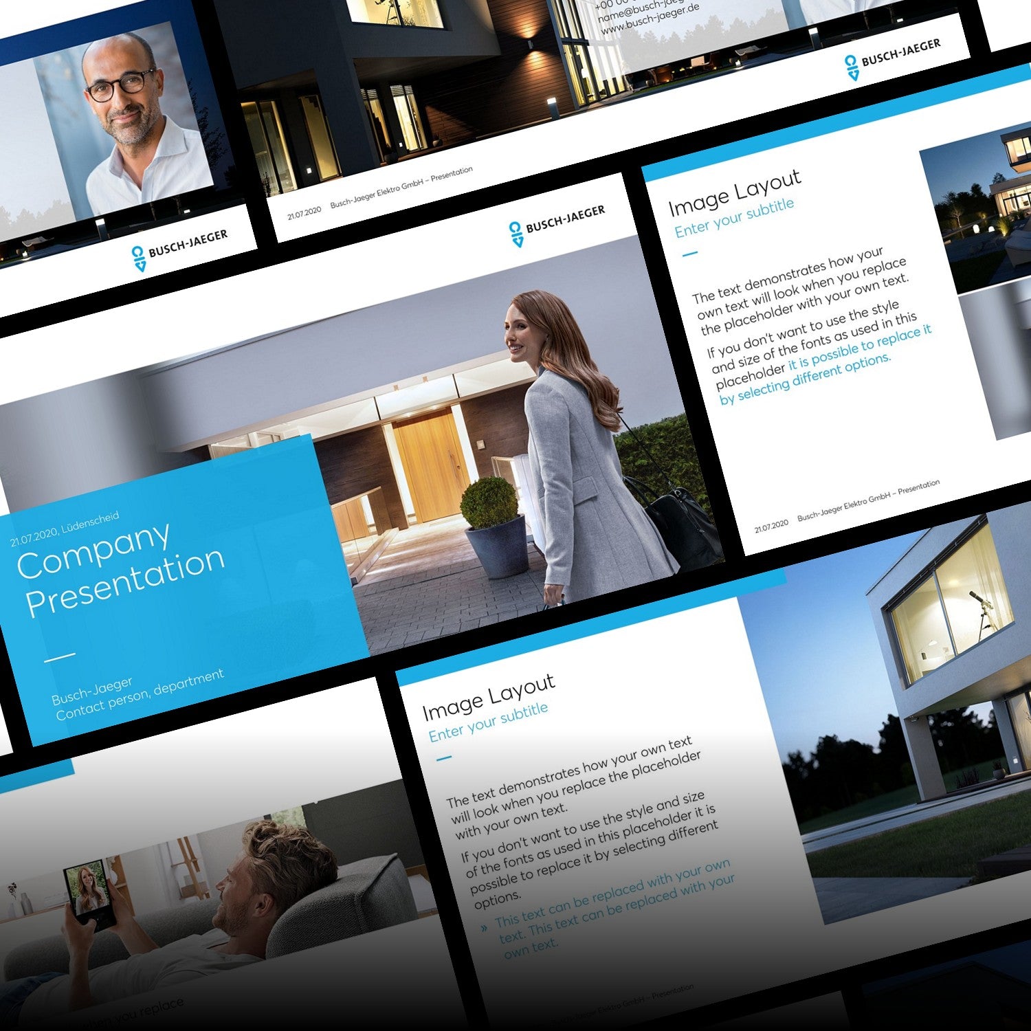 Business-Präsentation PowerPoint Vorlagen Folien