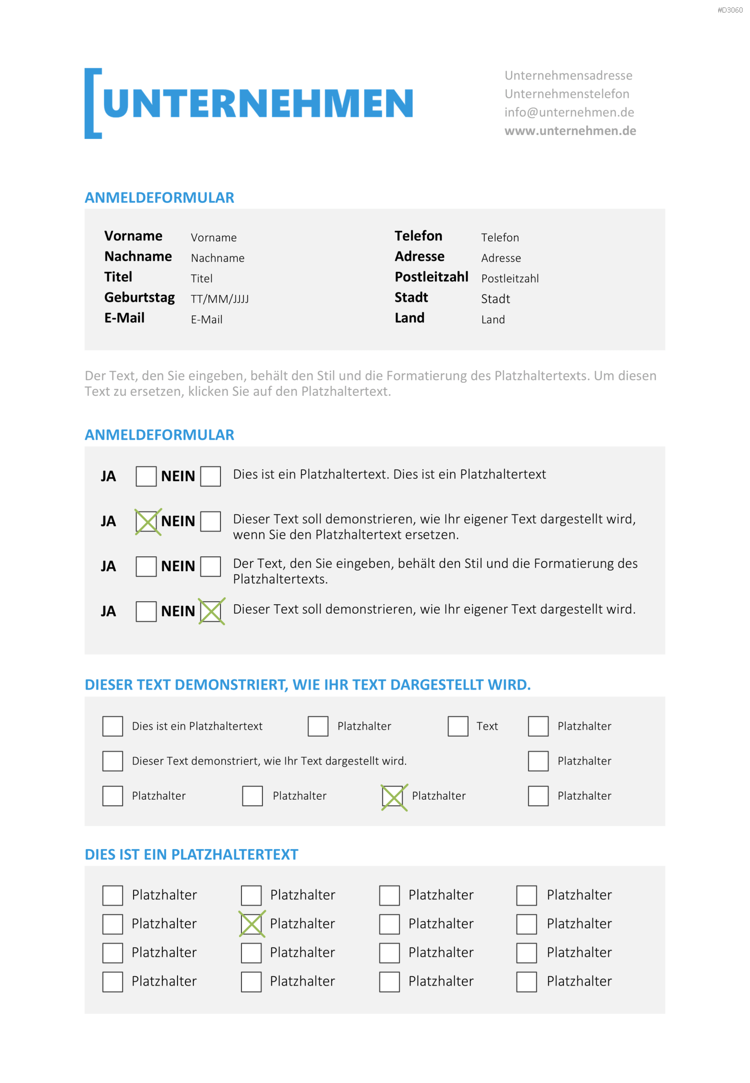 Formulare-Toolbox PowerPoint-Vorlage