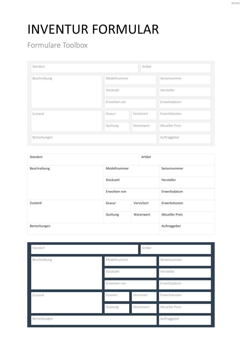 Formulare-Toolbox PowerPoint-Vorlage