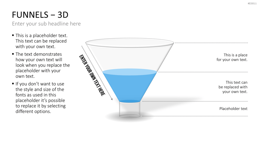 Trichter – 3D PowerPoint-Vorlage