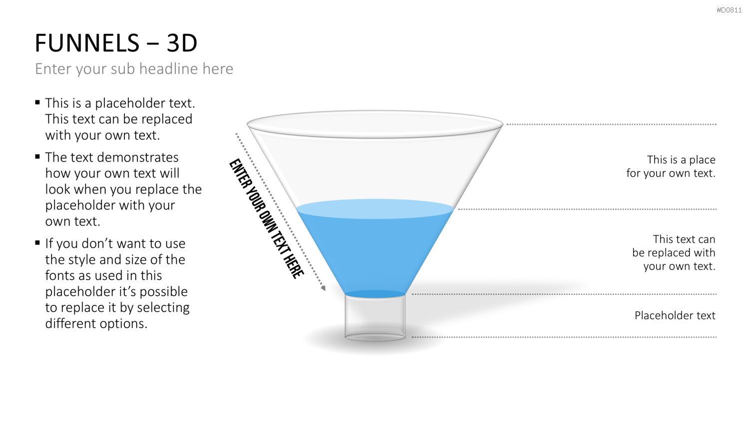 Trichter – 3D PowerPoint-Vorlage