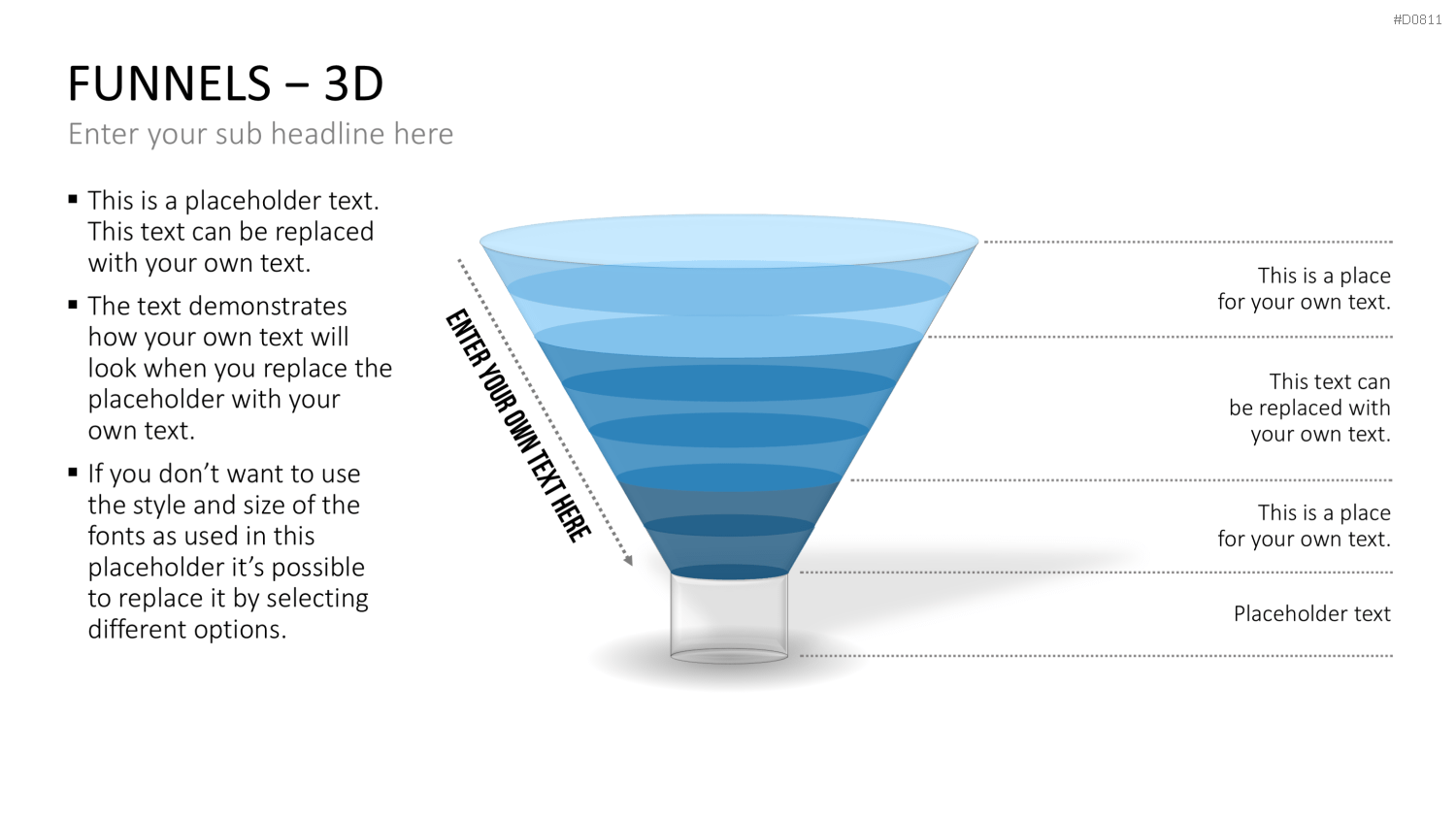 Trichter – 3D PowerPoint-Vorlage