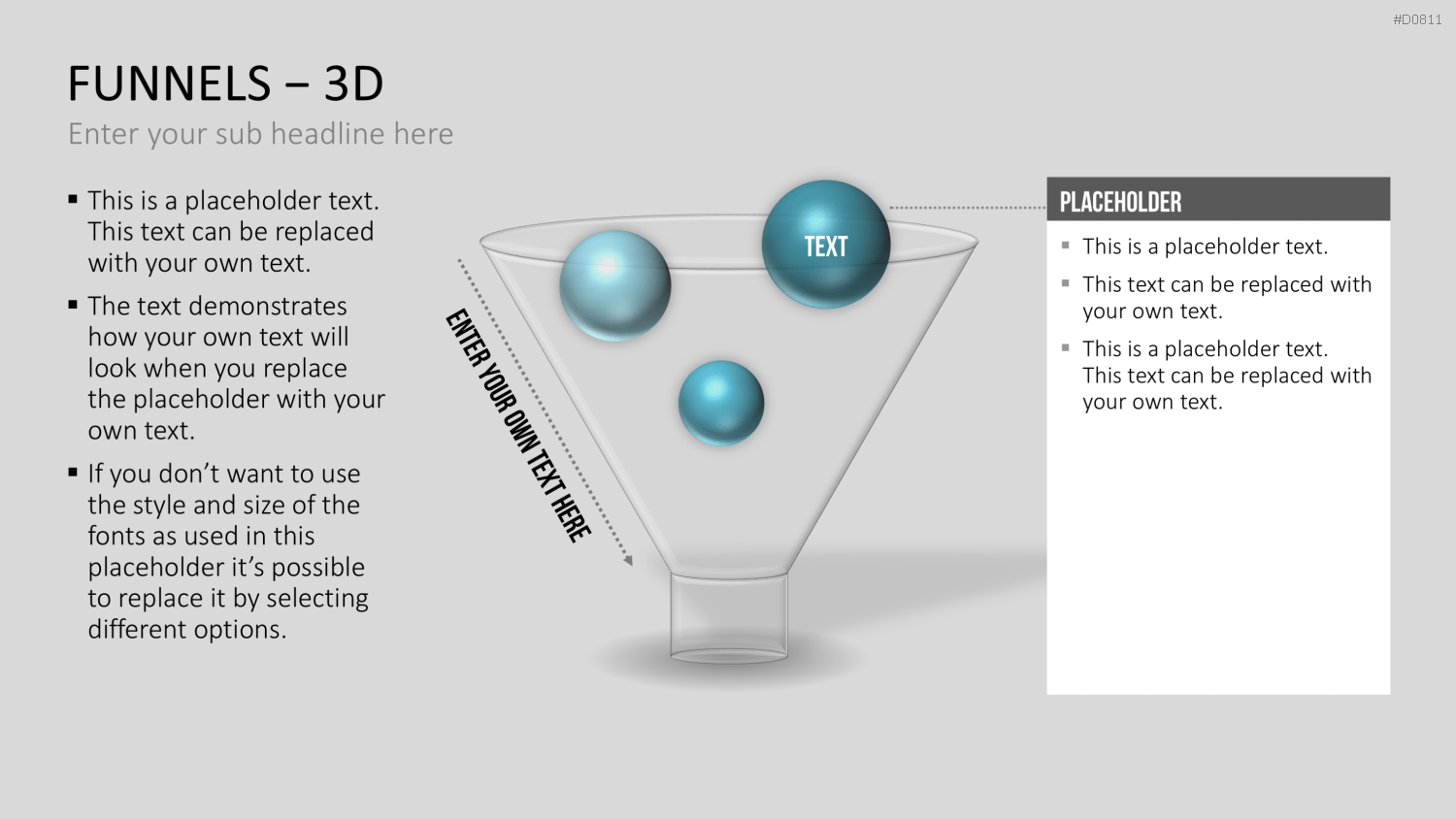 Trichter – 3D PowerPoint-Vorlage