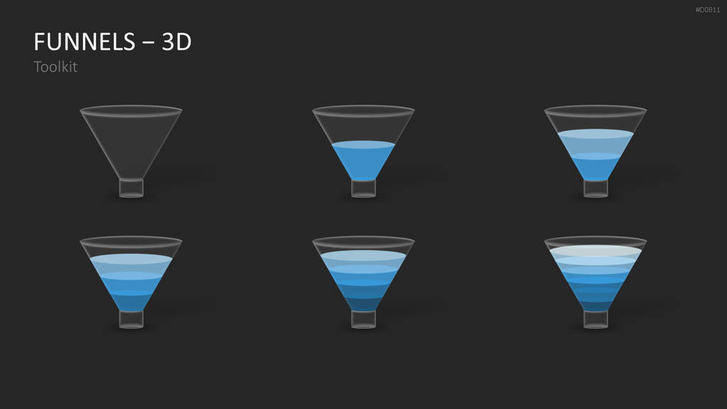 Trichter – 3D PowerPoint-Vorlage