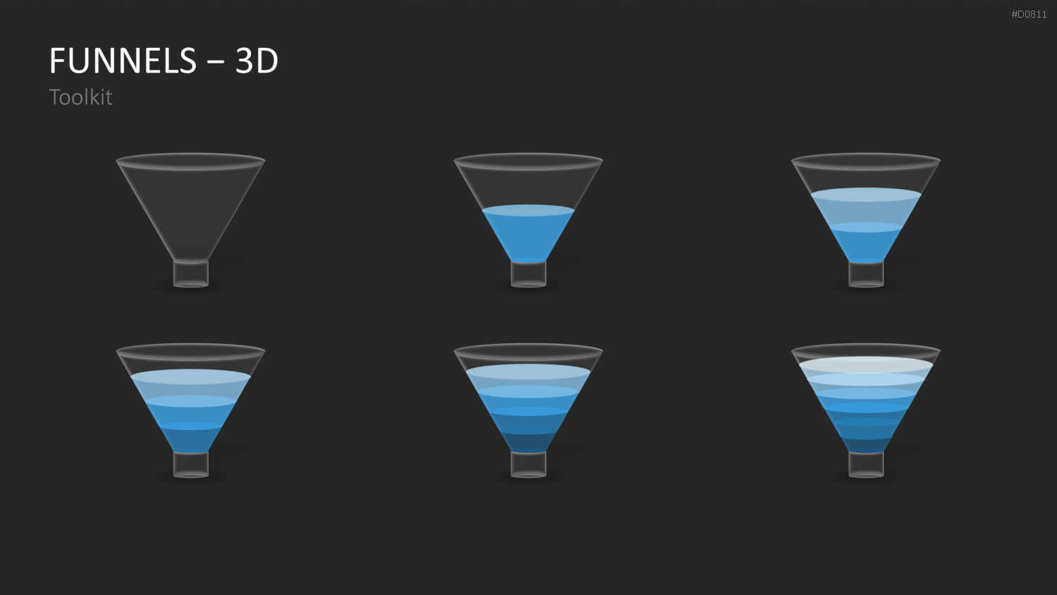 Trichter – 3D PowerPoint-Vorlage