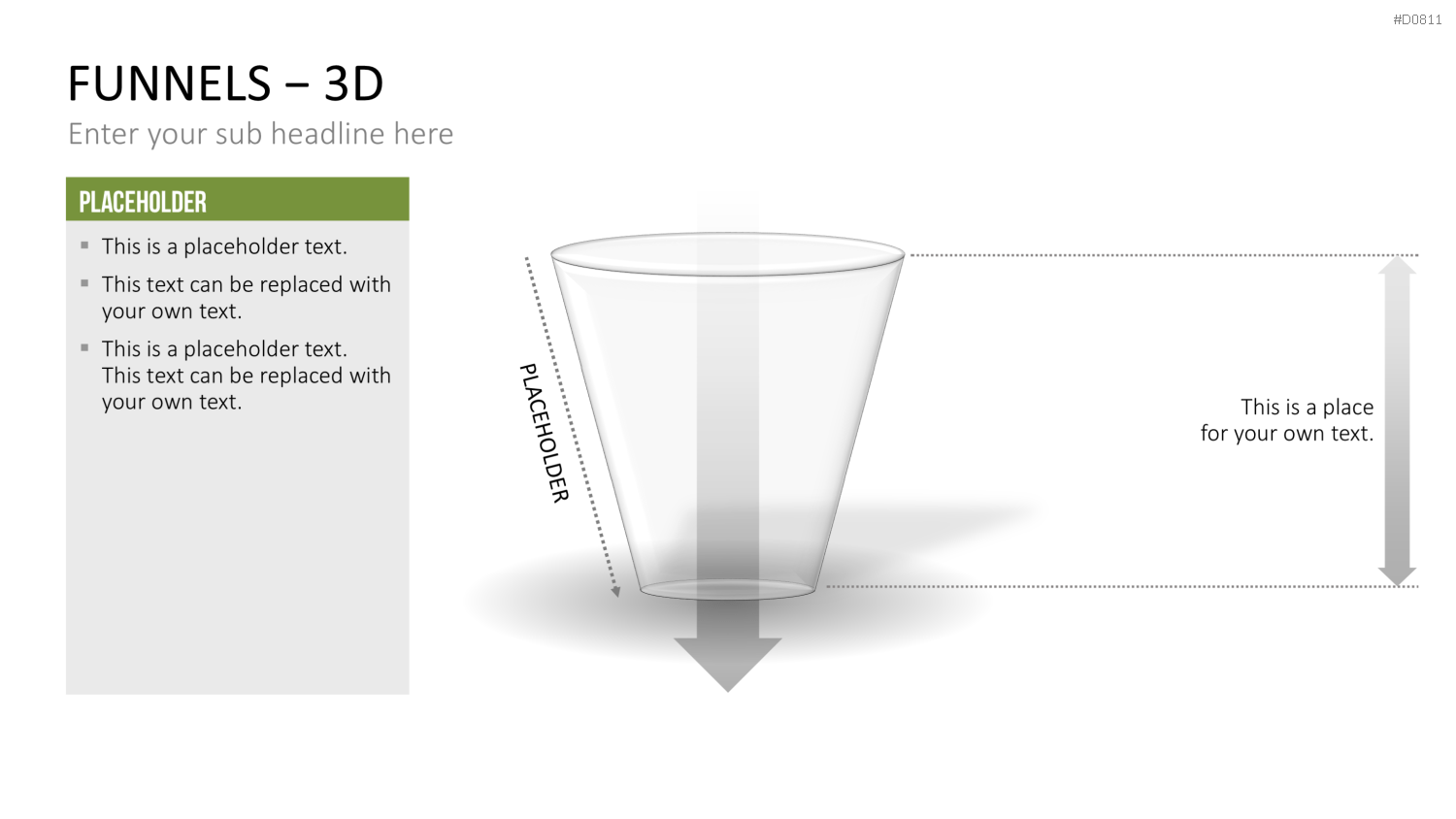 Trichter – 3D PowerPoint-Vorlage