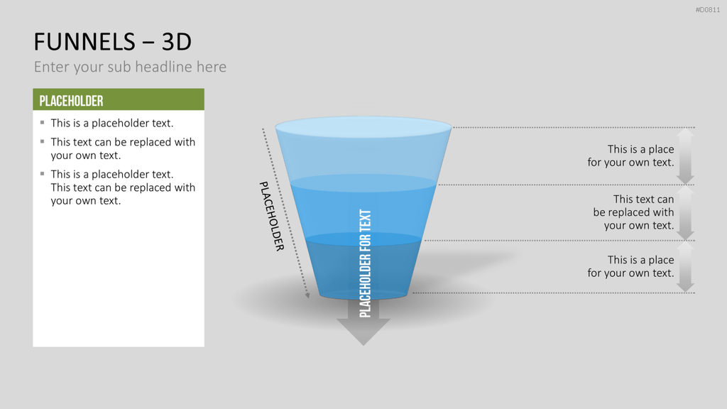 Trichter – 3D PowerPoint-Vorlage