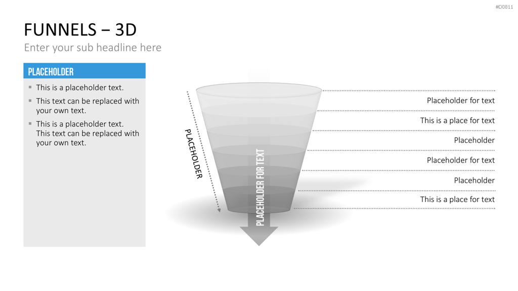 Trichter – 3D PowerPoint-Vorlage