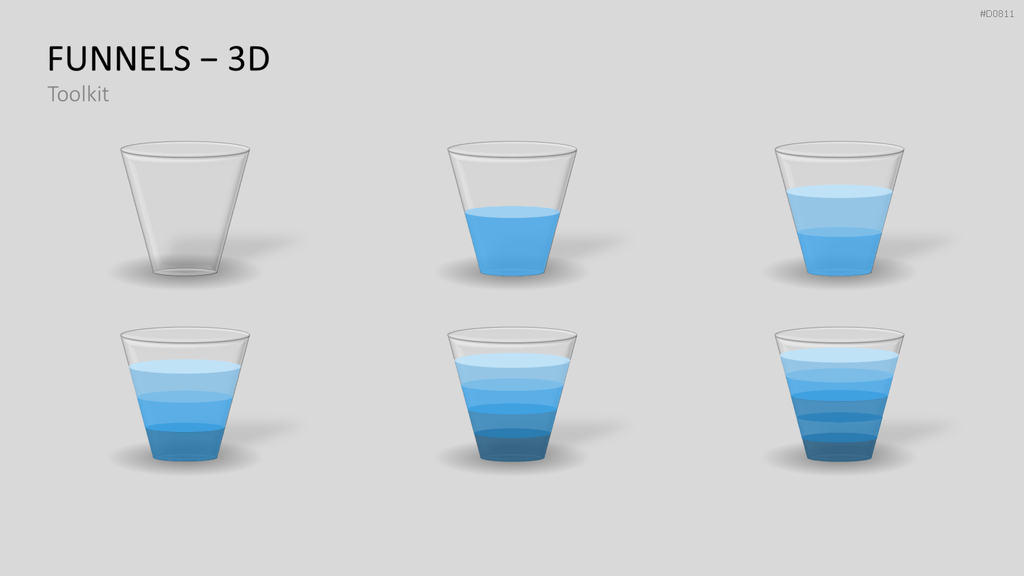 Trichter – 3D PowerPoint-Vorlage