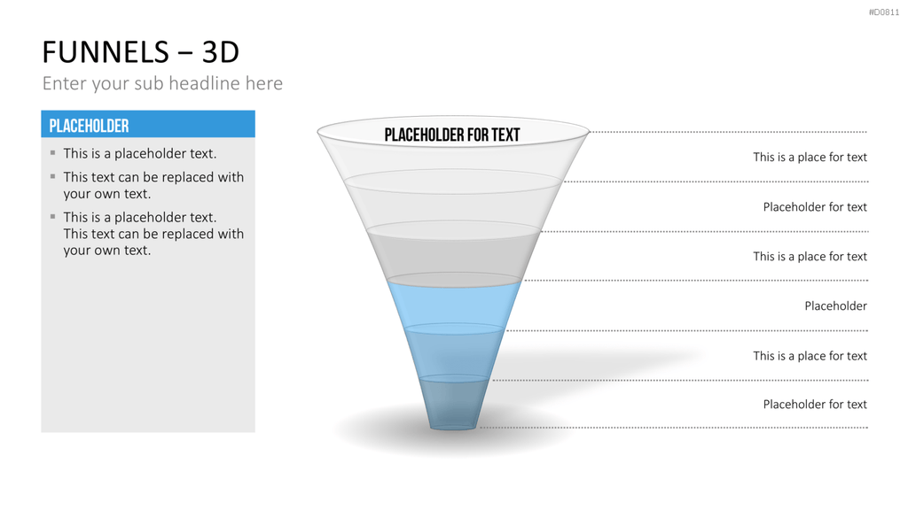 Trichter – 3D PowerPoint-Vorlage