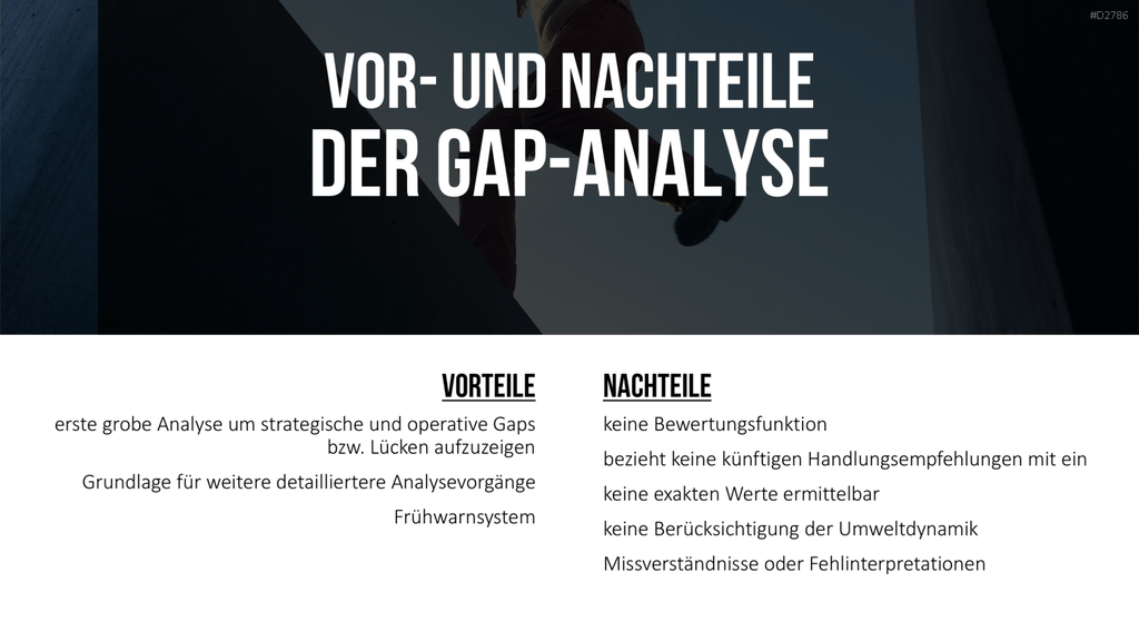 Gap-Analyse PowerPoint-Vorlage