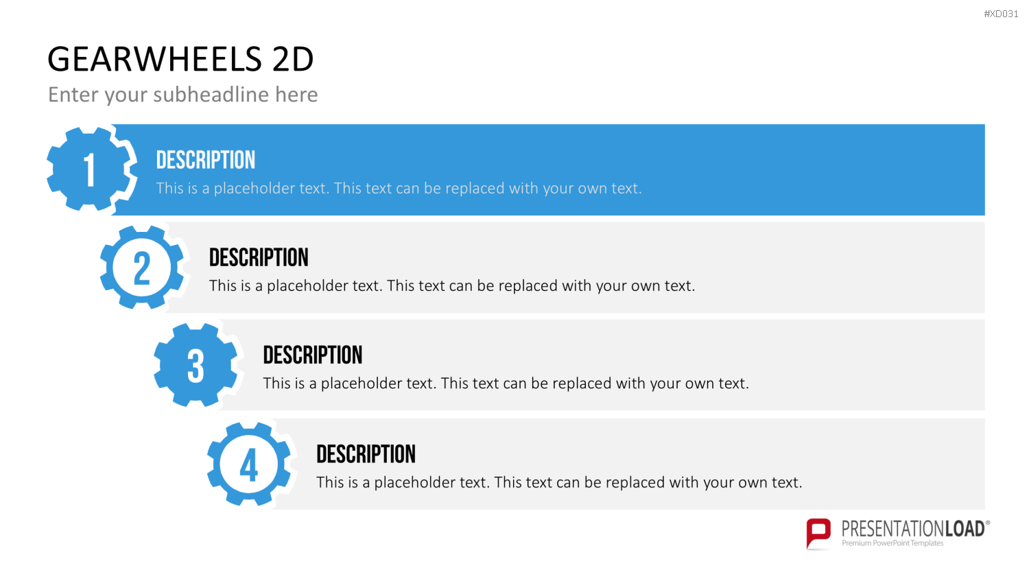 Zahnrad-Bundle PowerPoint-Vorlage
