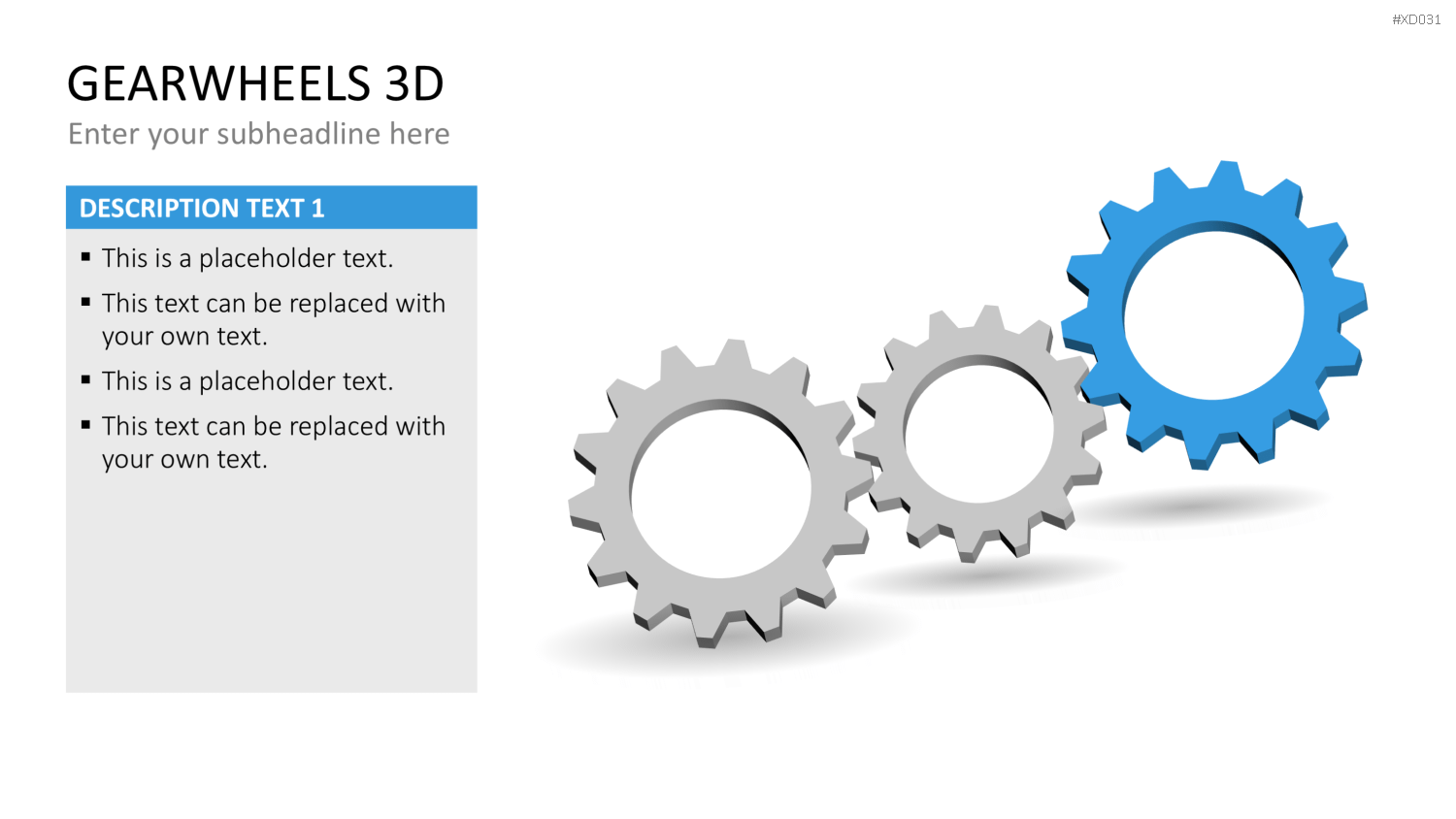 Zahnrad-Bundle PowerPoint-Vorlage