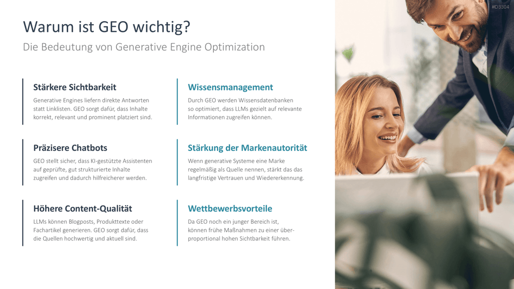 Generative Engine Optimization (GEO) PowerPoint-Vorlage