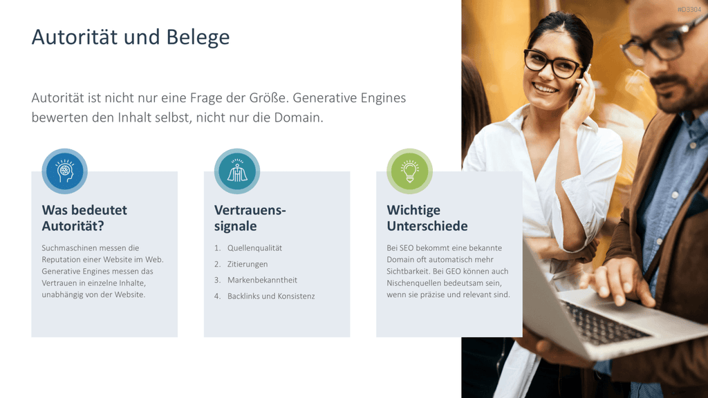 Generative Engine Optimization (GEO) PowerPoint-Vorlage